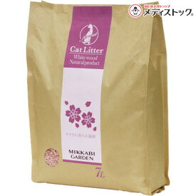 【ペティオ ADD.MATE】サクラの香りの猫砂 7L ☆ペット用品 ※お取り寄せ商品