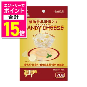 【ポイント合計15倍:10月まるまるお得 ※要エントリー】【ペティオ ADD.MATE】キャンディチーズ 乳酸菌入り 70g ☆ペット用品 ※お取り寄せ商品【賞味期限:3ヵ月以上】