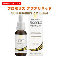 【訳あり】OUTLET特売セール ★プロポリス アクアリキッド 原液濃縮タイプ 30ml 原料エキス濃度50％ ウル…