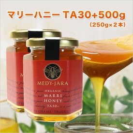 ★マリーハニーTA 30+ 250g x2本セット (500g) マヌカハニーと同様の効果を持つ世界最高級の健康活性力！ オーストラリア オーガニック認定 蜂蜜 ※分析証明書付 非加熱 生はちみつ honey ハチミツ 【送料無料】