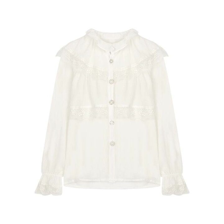 楽天市場】【P2倍&クーポン有】シフォン ブラウス トップス レディース  