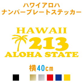 楽天市場 ナンバープレート ハワイ ステッカーの通販