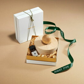 アロマディフューザー ヒノキ 精油 & ディフューザー セット /ヒノキ木精油 5ml ディフューザー ひのき 桧 精油 エッセンシャルオイル アロマ アロマオイル ウッド プレゼント ギフト アロマウッド 女性 父の日