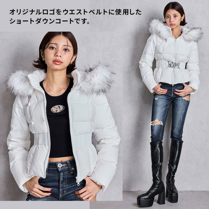 楽天市場】【最短翌日お届け】GDベルト付きショートダウンコート GYDA 