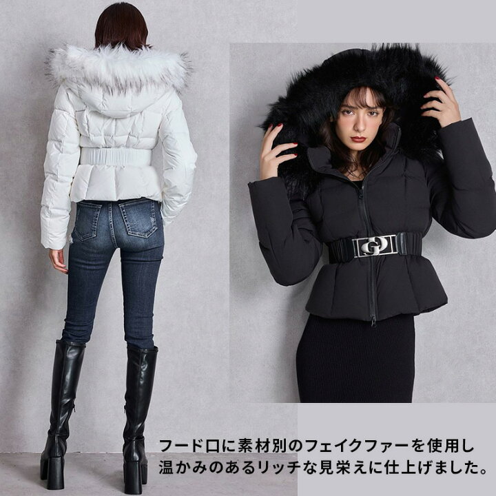 楽天市場】【最短翌日お届け】GDベルト付きショートダウンコート GYDA 