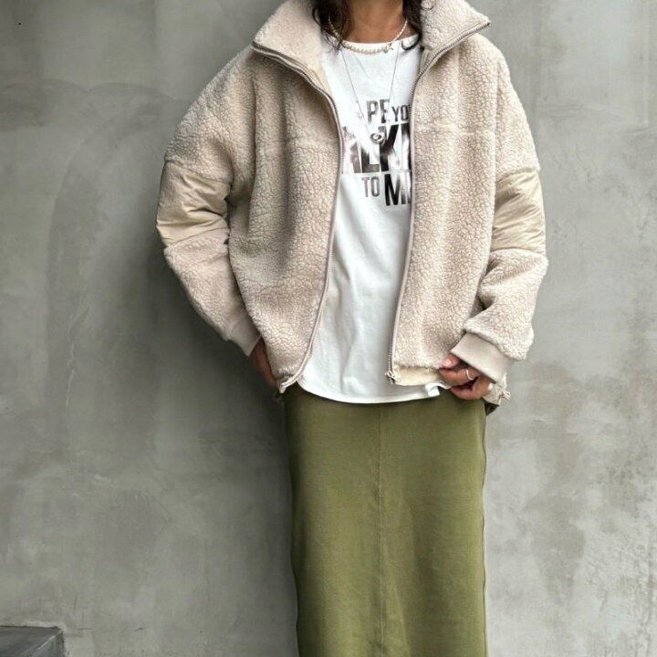 楽天市場】【SALE 再値下げ】ボアスタンドカラーブルゾン flamingo 