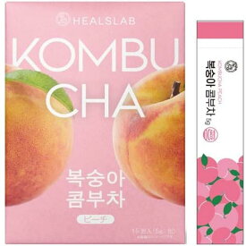 ＼先着限定クーポン発行！7月4日20時より／ヒルズラボ コンブチャ ピーチ味 (15包入) KOMBUCHA