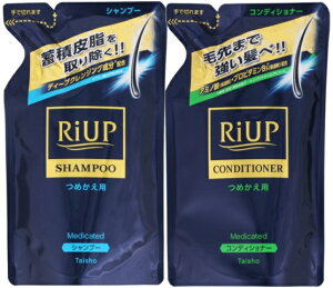 \先着限定クーポン発行!10月24日(金)20時より/リアップ スカルプシャンプー・コンディショナー詰替用 (350mL各1個セット) 大正製薬 RIUP