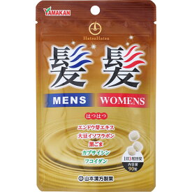 【送料無料[メール便03]】髪髪粒 30日分 (90粒) 山本漢方製薬