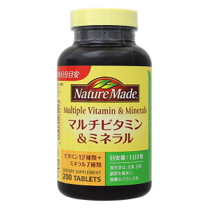 �l�C�`���[���C�h �}���`�r�^�~��&�~�l���� ��100���� (200��) ��ː��� NatureMade