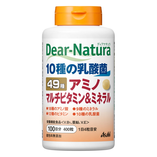 ディアナチュラ 49アミノ マルチビタミン&ミネラル 100日分 (400粒) アサヒ Dear Natura | ＭＥＧＡ 楽天市場店