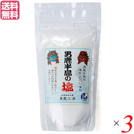 【イーグルス応援！500万ポイント山分け！】塩 天然塩 食塩 男鹿半島の塩 80g 3袋セット 男鹿工房 送料無料