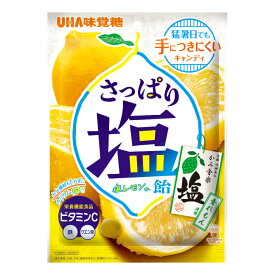 【送料無料】UHA味覚糖 　ポスト便　さっぱり塩飴　塩レモン味　64g