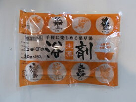 【医薬部外品】5袋　ポスト便発送　　ウチダの浴剤　30g　よくざい