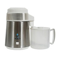 蒸留水器 台湾メガホーム社製 ステンレスボディ(白)新型ポリ容器マグネット式電源ケーブルMH943SWS-10M-P…