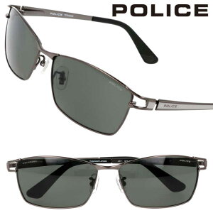 サングラス ポリス 偏光レンズ POLICE SPLQ02J 627P ガンメタル カーキ グリーン 偏光サングラス 正規商品 度付き 可 メガネ オシャレ かっこいい プレゼント UVカット 紫外線カット 伊藤健太郎 市