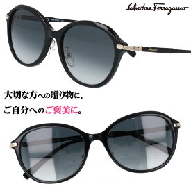 Salvatore Ferragamo サルヴァトーレ フェラガモ sf1002sa 001 ブラック 黒 ハイセンス ブランドサングラス uvカット フェラガモ正規店 プレゼントに最適 お洒落