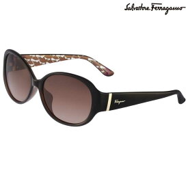 Ferragamo サングラス フェラガモ SF683SA 220 ダークブラウン 柄 レディース 女性用 ブランド ブランドサングラス UVカット 紫外線カット 紫外線対策 サルヴァトーレフェラガモ Salvatore Ferragamo 正規品 おしゃれ プレゼント ギフト 度付き 可 大きめ