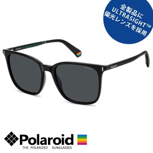�T���O���X �Ό� POLAROID �|�����C�h PLD 6226/S-54-807 M9 �u���b�N �f�~�u���E�� �J���[�����Y �O���[�Ό� �Ό��T���O���X Polarized UltraSight ���f�B�[�X ���� UV�J�b�g ���O���΍� ���O���h�~ �����
