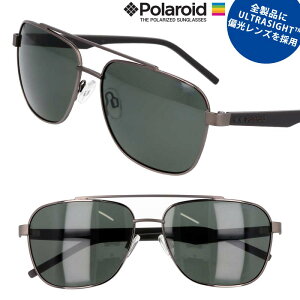 POLAROID �|�����C�h pld2044/s 6lbuc �K�����^ �O���[ �V���o�[ �Ό��T���O���X Polarized UltraSight �Ό� �T���O���X �I �y�� �S���t �o�C�N �ނ� �����Y ���f�B�[�X �j�����p