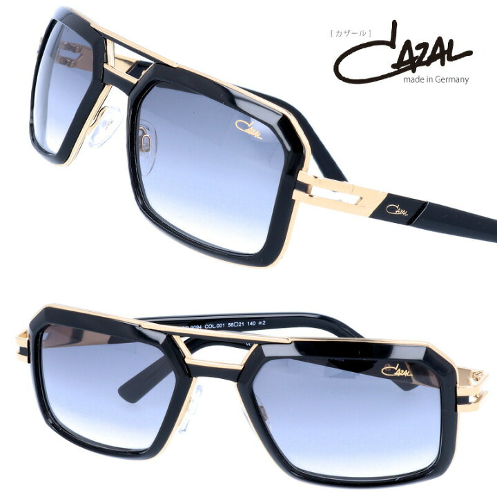 楽天市場 Cazal カザールmod 9094 Col 001 ブラック 黒 国内正規品 ブランド 高級 サングラス Cazal サングラス Cazal 芸能人 Uvカット 紫外線カット Uv400 メンズサングラス レディースサングラス 高級サングラス ウェリントン ダブルブリッジ メガネサングラスのdouraku