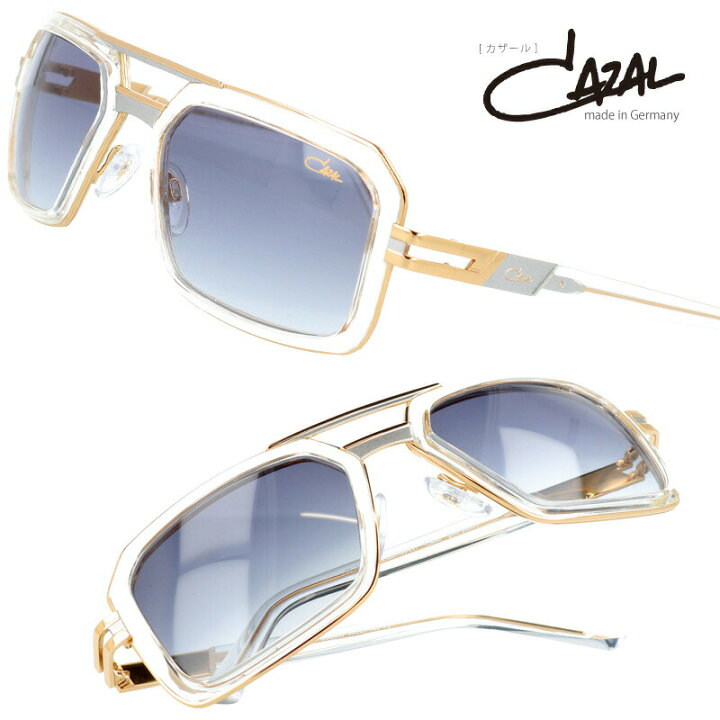 楽天市場 Cazal カザールmod 9094 Col 003 クリア 透明 国内正規品 ブランド 高級 サングラス Cazal サングラス Cazal 芸能人 Uvカット 紫外線カット Uv400 メンズサングラス レディースサングラス 高級サングラス ウェリントン ダブルブリッジ メガネサングラスのdouraku