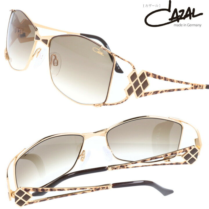 楽天市場 Cazal カザール Mod9061 003 ゴールド ヒョウ柄 国内正規品 ブランド 高級 Cazal サングラス 芸能人 Uvカット 紫外線カット Uv400 男性用 女性用 代 30代 40代 50代 プレゼント 贈り物 メンズサングラス レディースサングラス 高級サングラス 父の日 誕生日