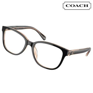 COACH コーチ HC6224U 5781 53サイズ ブラック クリアピンク おしゃれ お洒落 ロゴ ブランド眼鏡 ブランド 眼鏡 女性 レディース プレゼントに最適 メガネフレーム かわいい カワイイ エレガント