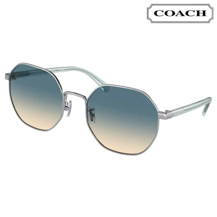 楽天市場】COACH コーチ サングラス HC7147 90014M 56サイズ シルバー 