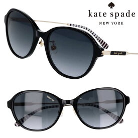 kate spade new york ケイトスペード VONNIE/F/S 8079O ブラック ゴールド レディース 女性用 可愛い お洒落 10代 20代 30代 40代 入学祝い 卒業祝い プレゼント 贈り物 小物 紫外線カット UVカット 黄砂 日焼け対策 スペードマーク 送料無料