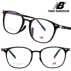 メガネ new balance ニューバランス NBO09423Z C01 ブラック 黒 眼鏡 フレーム メガネフレーム 度付き 可 度なし メンズ レディース 男性用 女性用 NB シンプル 軽量 軽い プレゼント ギフト スポーツ