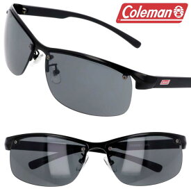 Coleman コールマン co2039-1 ブラック 黒 グレー サングラス UVカット 紫外線カット 紫外線対策 メタル メンズ レディース シンプル プレゼント 贈り物