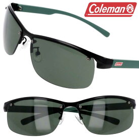 Coleman コールマン co2039-3 マットブラック 黒 カーキ グリーン サングラス UVカット 紫外線カット 紫外線対策 メタル メンズ レディース シンプル プレゼント 贈り物