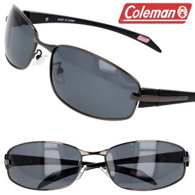 Coleman コールマン co3078-1 ガンメタル ダークグレー 偏光サングラス 偏光レンズ サングラス UVカット 紫外線カット 紫外線対策 メンズ レディース シンプル プレゼント 贈り物