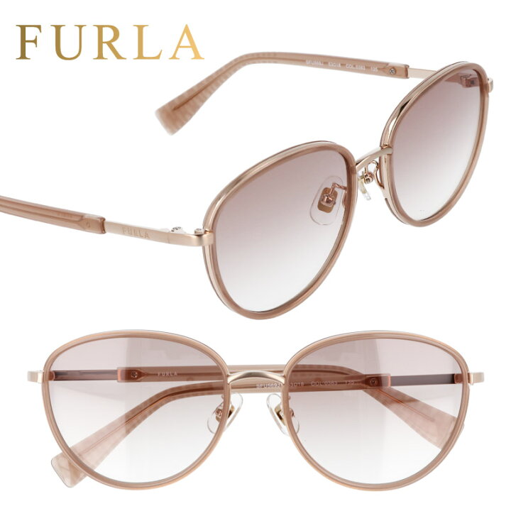 楽天市場 Furla フルラ サングラス Sfu569j 03 ベージュ シャーリングホワイトゴールド Uvカット 紫外線対策 ブランドサングラス レディース 女性用 可愛い おしゃれ プレゼント 贈り物 送料無料 メガネサングラスのdouraku