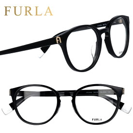 FURLA フルラ vfu393j 0700 ブラック 黒 眼鏡 メガネ メガネフレーム おしゃれ 可愛い かわいい プラスチック レディース 女性用 ギフト プレゼント ロゴ