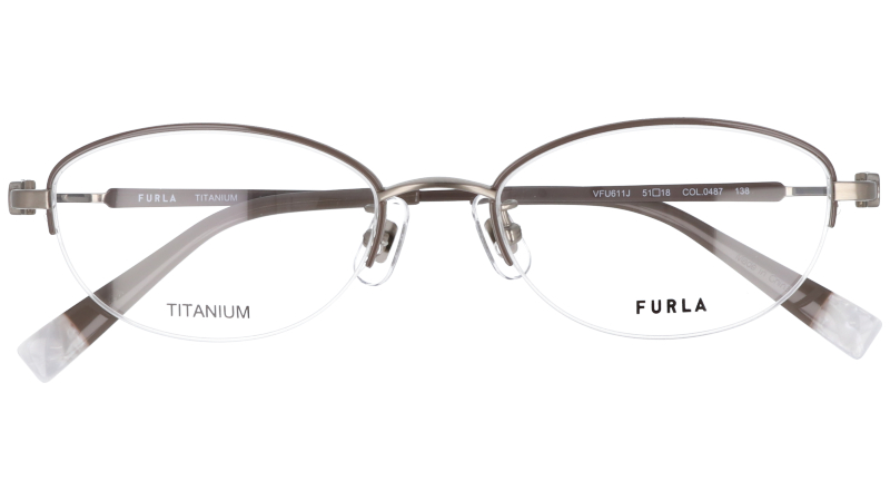 楽天市場】FURLA フルラ vfu611j 0487 グレー 眼鏡 メガネ メガネ 