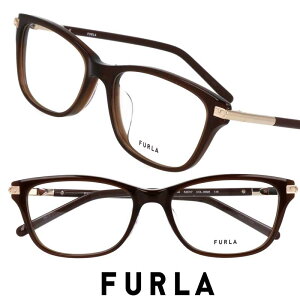 メガネ レディース フルラ FURLA VFUA89J 06ME ダークブラウン こげ茶色 52サイズ スクエアフレーム 眼鏡 メガネフレーム 眼鏡フレーム 度付き 可 度なし おしゃれ かわいい 女性用 ブランド 芸能