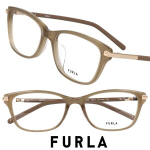 メガネ レディース フルラ FURLA VFUA89J 06XH ベージュ 52サイズ スクエアフレーム 眼鏡 メガネフレーム 眼鏡フレーム 度付き 可 度なし おしゃれ かわいい 女性用 ブランド 芸能人 愛用 着用 伊達