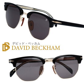 EYEWEAR by DAVID BECKHAM アイウェア バイ デビッド・ベッカム db1002s 2m2ir ブラック ゴールド 黒 金 サングラス ブランドサングラス メンズ スタイリッシュ シンプル モノグラム DB ロゴ