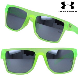 サングラス アンダーアーマー UNDER ARMOUR UA LAUNCH 2/G b59t4 ネオンカラー 蛍光 グリーン ミラーレンズ スポーツブランド UVカット 紫外線カット 高級サングラス スポーツ ジョギング ランニング