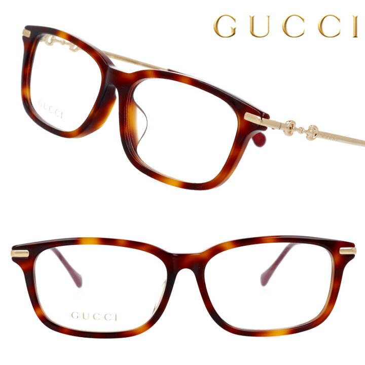 楽天市場】GUCCI グッチ 眼鏡 gg0886oa-002 ブラウンデミ メガネ 