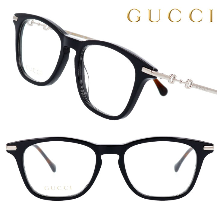 楽天市場】GUCCI グッチ 眼鏡 gg0919o-001 ブラック 黒 メガネ  