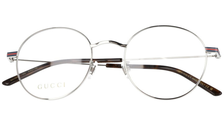 楽天市場】GUCCI グッチ 眼鏡 gg1054ok-003 シルバー メガネ メガネ 