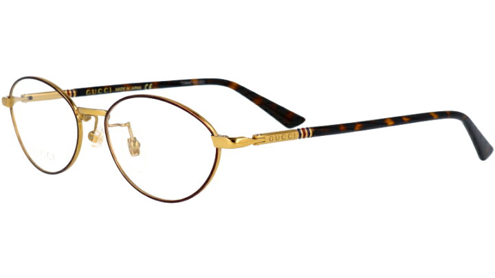楽天市場】GUCCI グッチ 眼鏡 gg0949oj-002 ブラウン ゴールド メガネ  