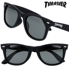 THRASHER thrasher スラッシャー 1027-bk-smp サングラス ブラック グレー 偏光レンズ くもり止めレンズ Anti-fog Polarized おしゃれ お洒落 ストリート スケートボード UVカット 紫外線対策 サブカル サブカルチャー 愛用 有名人 芸能人 三代目 ワンオク 釣り ゴルフ