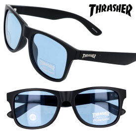 THRASHER thrasher スラッシャー gloria1025-bk-lbl サングラス ブラック 黒 おしゃれ お洒落 ストリート スケートボード UVカット 紫外線対策 偏光レンズ