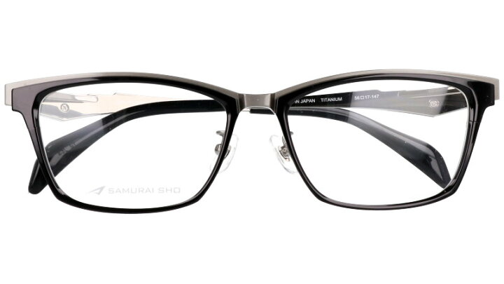 楽天市場】サムライ翔 メガネ フレーム 2024 SS-TR504 ＃1 ブラック 黒  