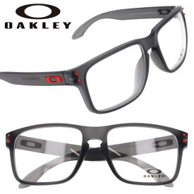 メガネ オークリー OAKLEY ox 8100f 0256 HOLBROOK RX A ホルブルック クリアマットグレー 赤 レッド 眼鏡 フレーム 男性 ローブリッジ スポーティー 軽量 スタイリッシュ 機能的 O-Matter オーマター お洒落 伊達メガネ oakley メンズ レディース 送料無料