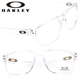 メガネ オークリー OAKLEY ox 8100f 0356 HOLBROOK RX A ホルブルック クリア 透明 眼鏡 フレーム 男性 ローブリッジ スポーティー 軽量 スタイリッシュ 機能的 O-Matter オーマター お洒落 伊達メガネ oakley メンズ レディース 送料無料